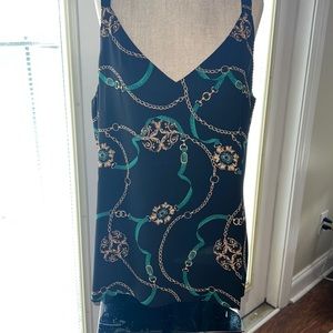 *NWT* WHBM Reversible Sleeveless Dual Neck Woven Cami
